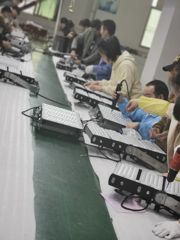 Production line is very busy